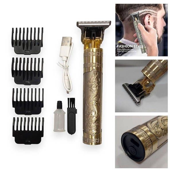 Тример машинка акумуляторна для гоління та стрижки бороди та волосся V