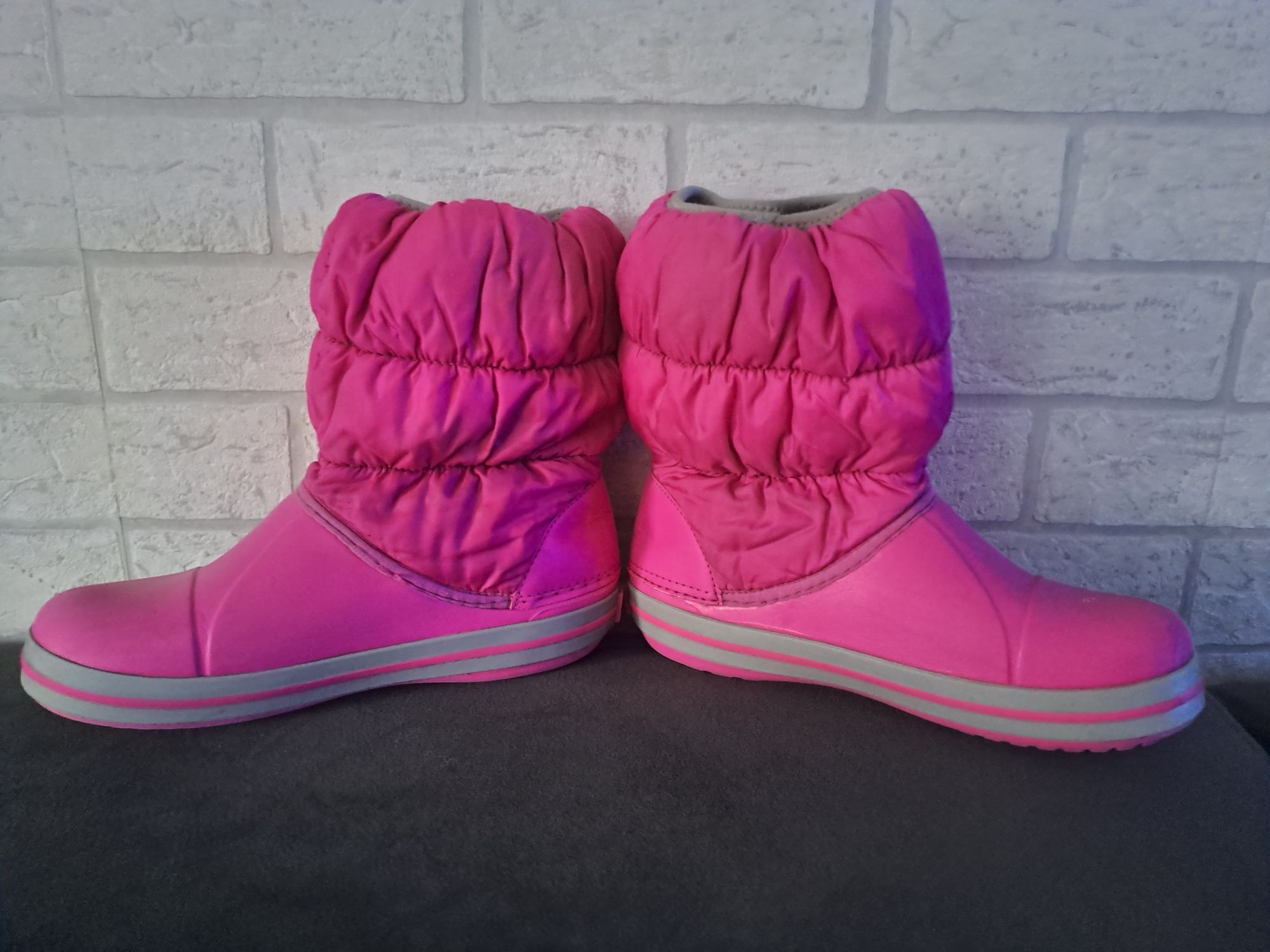 Śniegowce kozaki kozaczki crocs J3 34-35