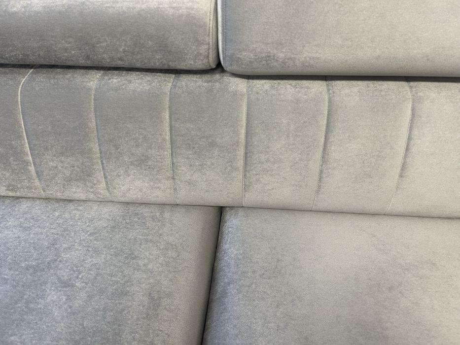 Kanapa sofa Łukasz, z funkcją spania kolor szary