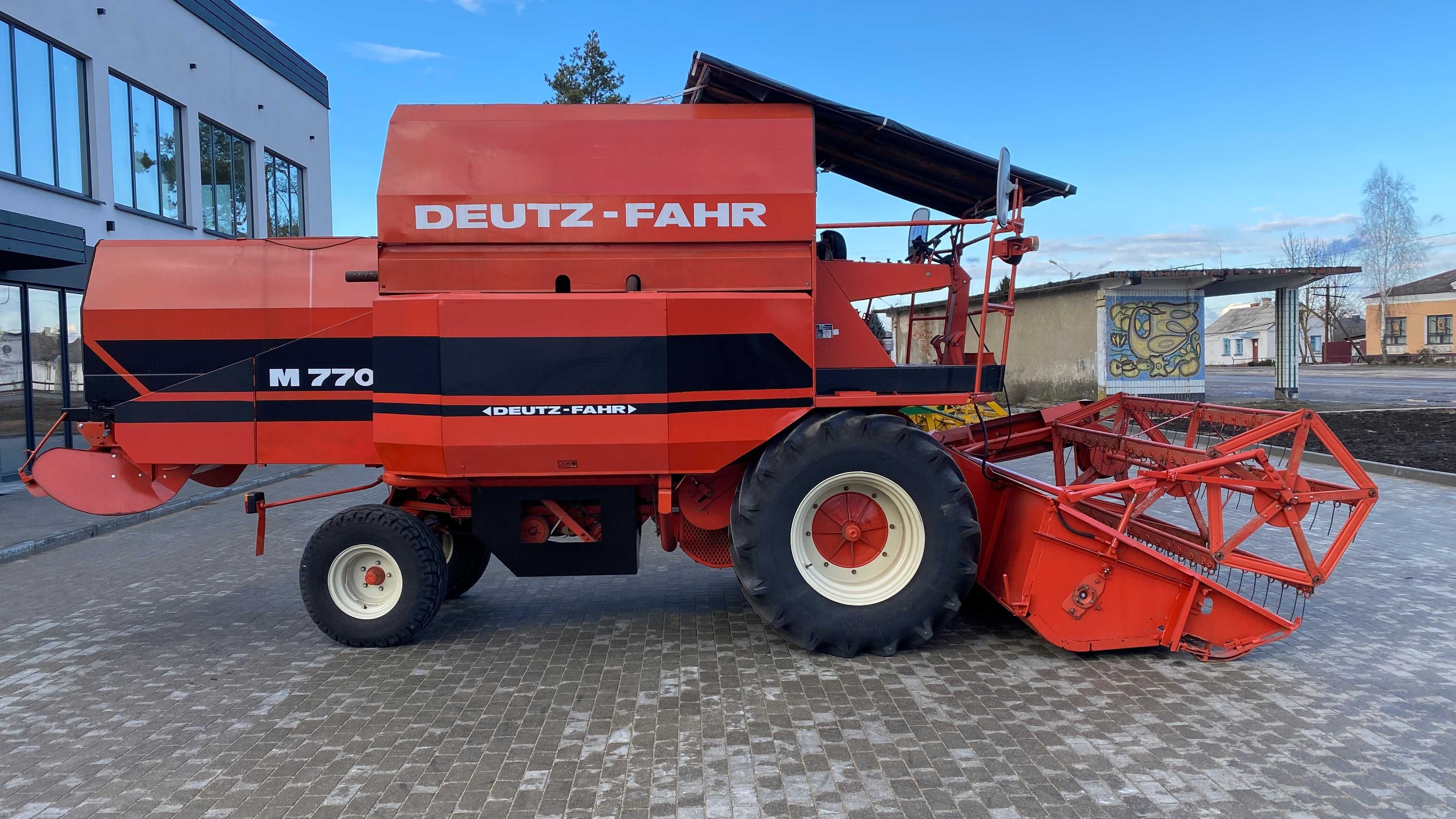 Комбайн Deutz-Fahr M 770 привезений з Європи.