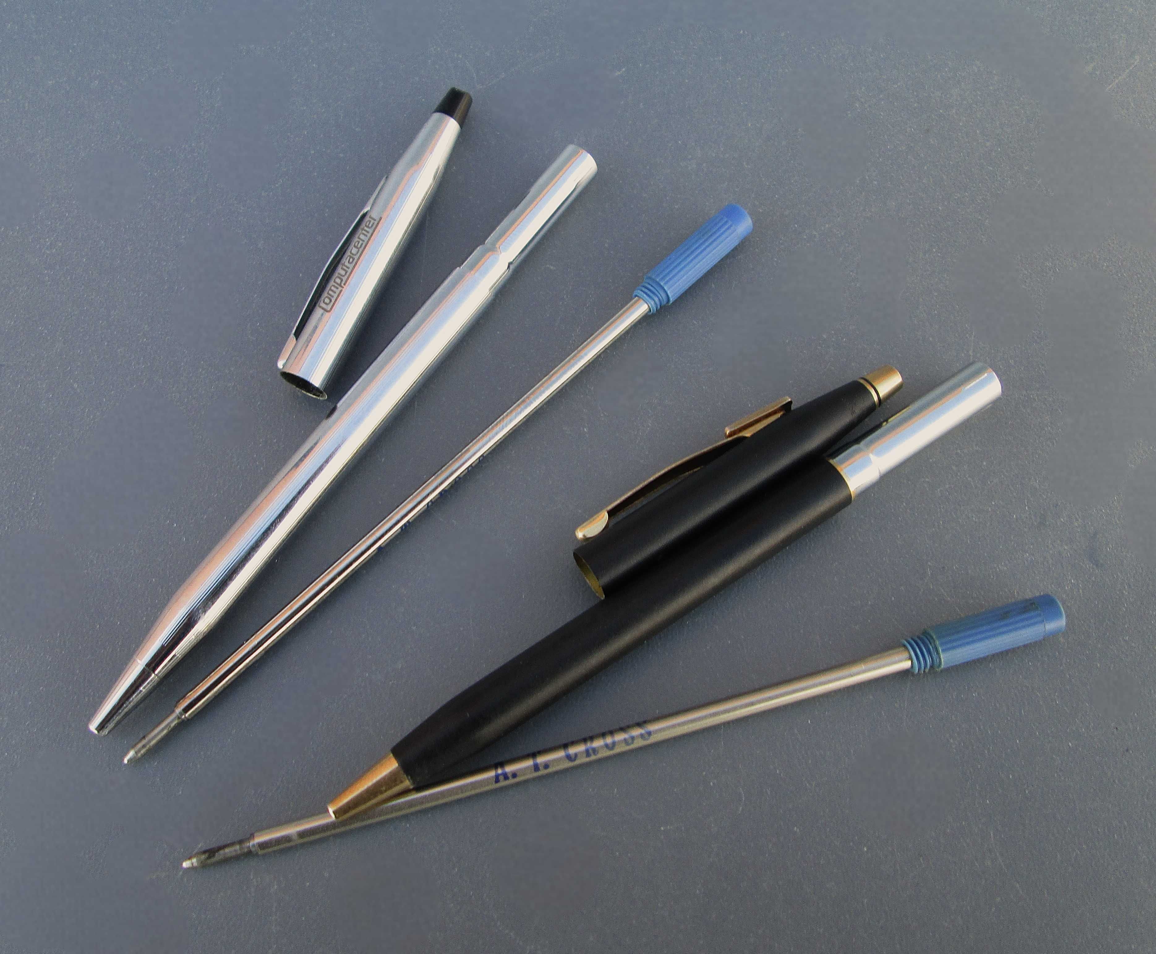 Lote de 2 Antigas Esferográficas CROSS Century - MADE IN IRELAND