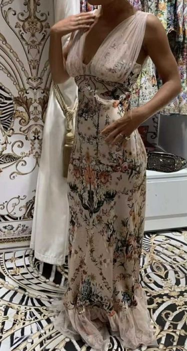 Sukienka jedwabna camilla flower