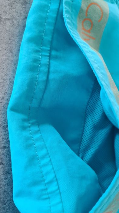 Krótkie spodenki Szorty Kąpielówki Calvin Klein.  Turkusowe. Rozmiar L