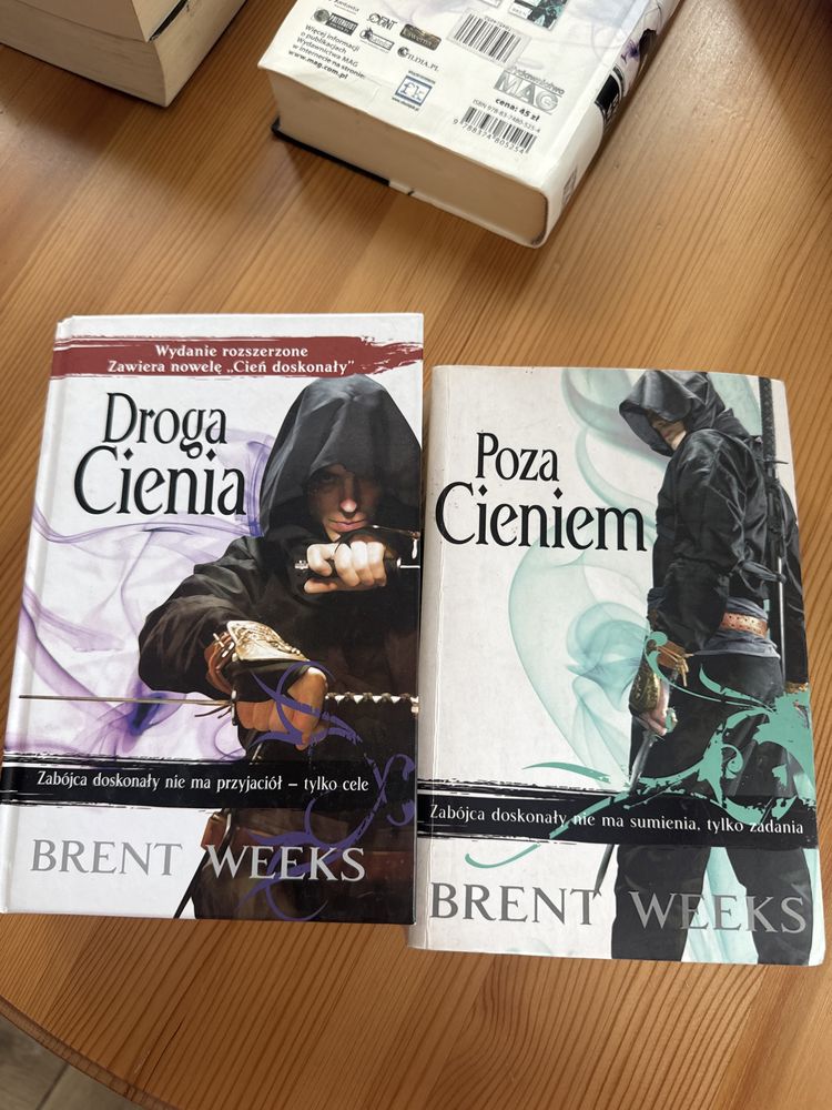 Brent weeks trylogia nocnego aniola Tom 1 i 3