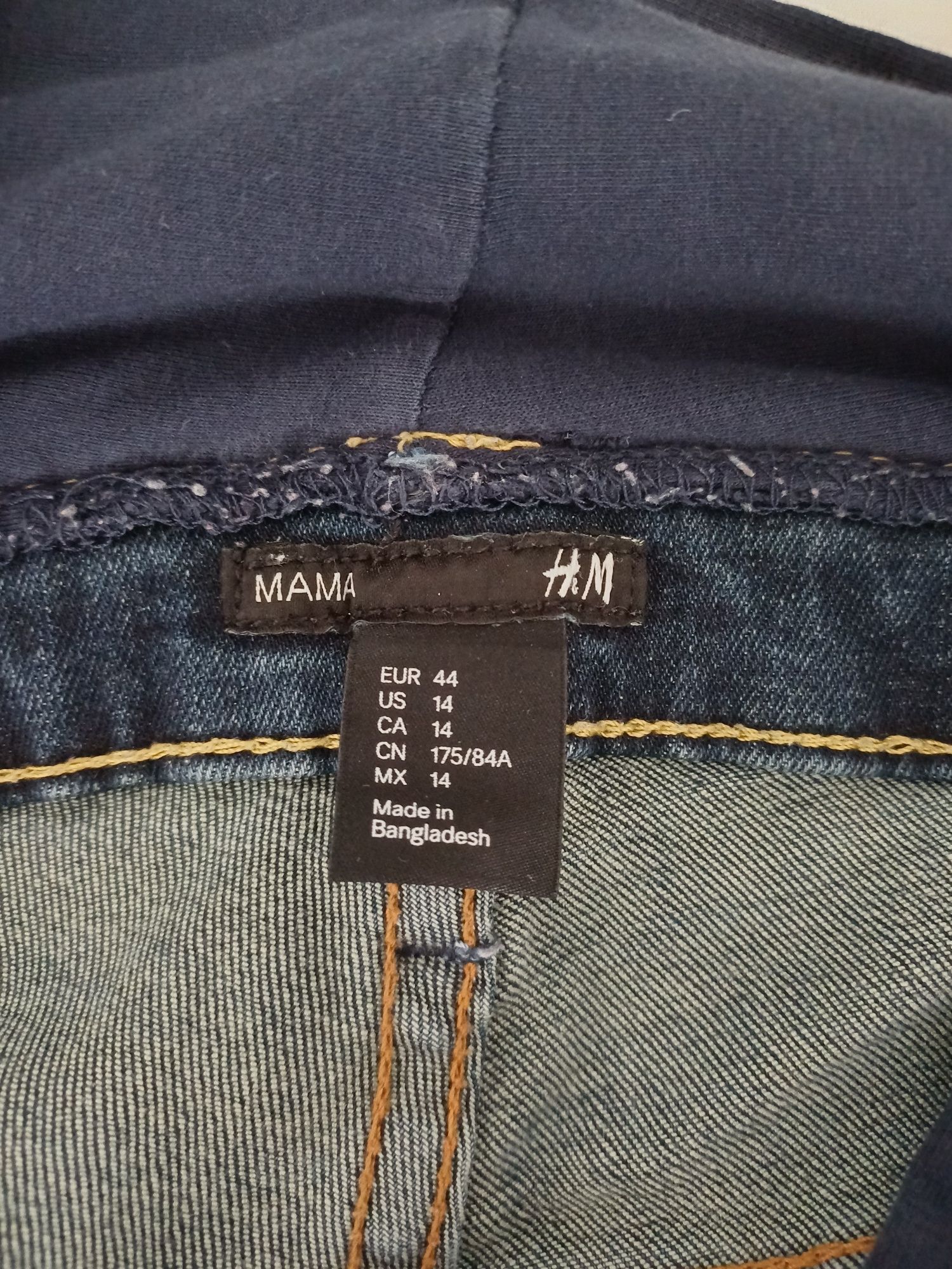 Spodnie jeansowe ciążowe H&M Mama rozm 44