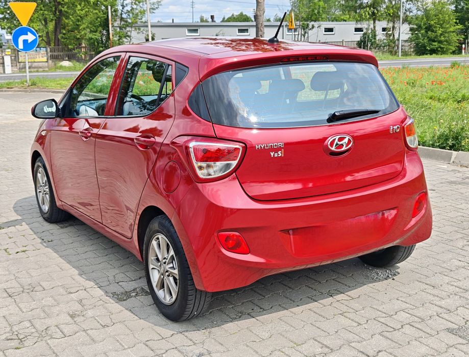 Hyundai i10 1.0 Benzyna 2016r 76 tys km Podgrz. Fotele i kierownica