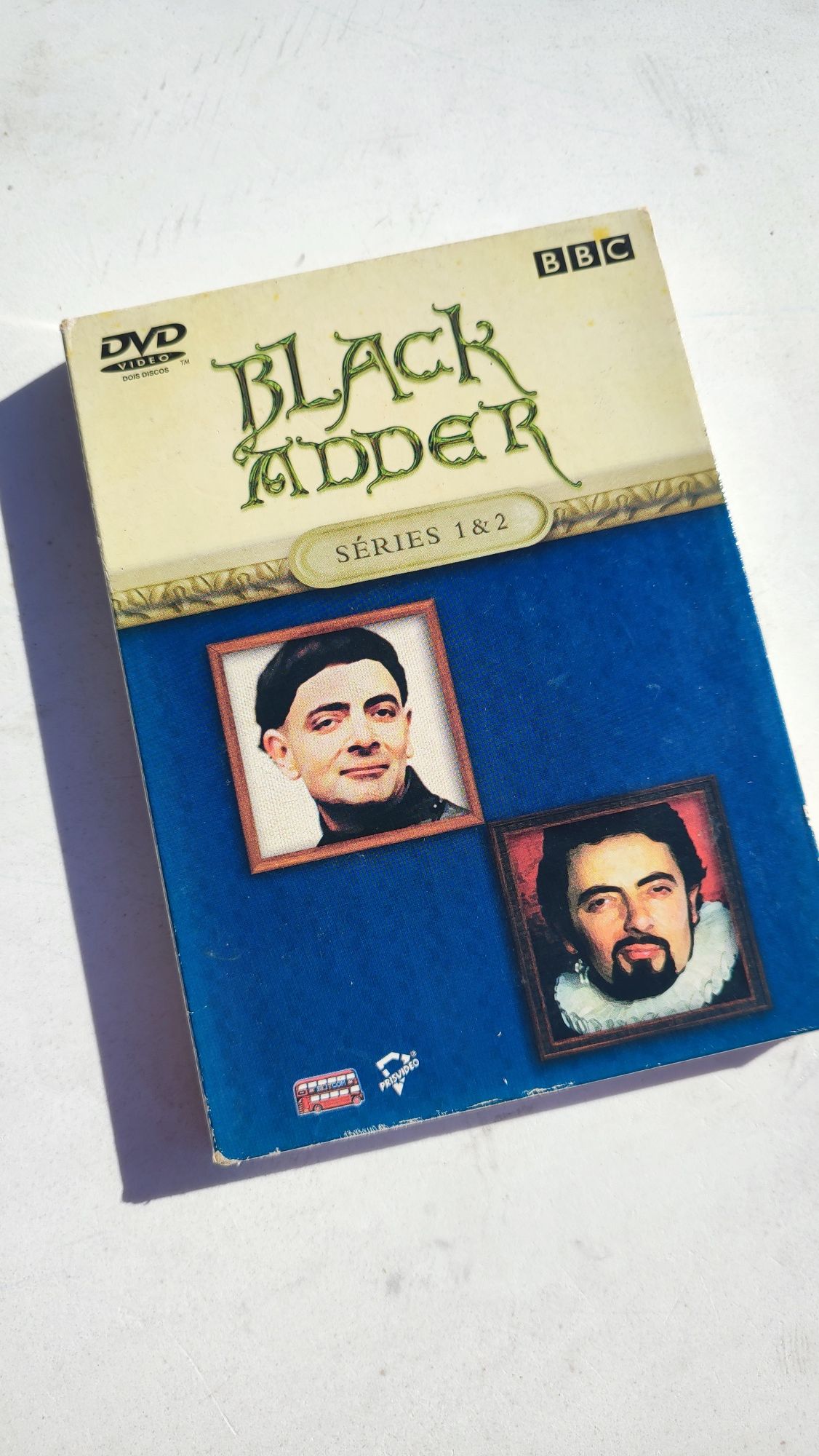 Dvd duplo Black Adder 1a e 2a séries (legendas pt)
