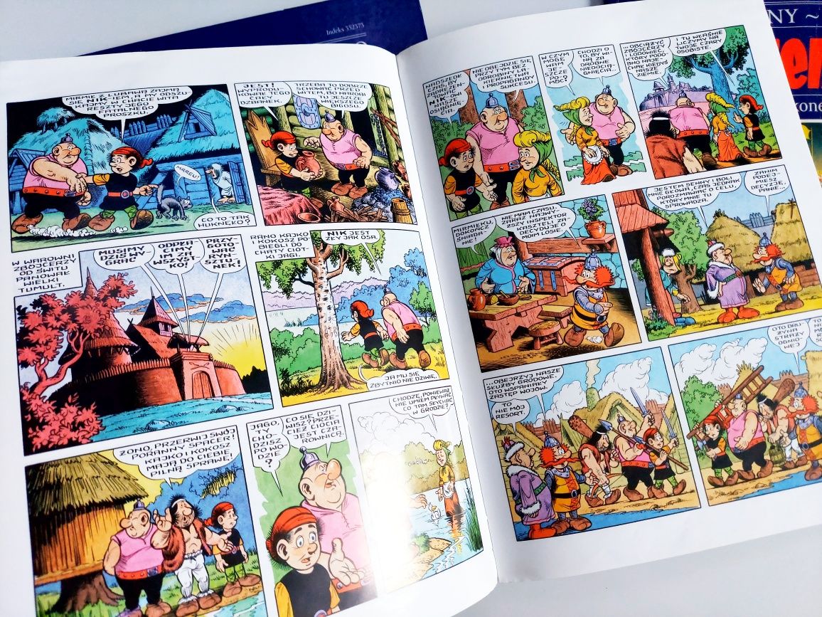 Zestaw 3 szt książek komiksów komiks kajko I kokosz asteriks