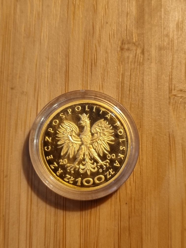 Złota Moneta 100 złotych Jan Kazimierz 2000