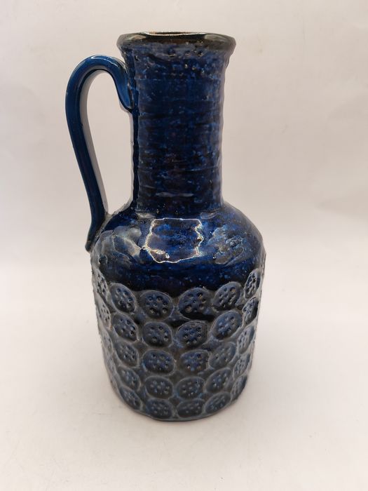 Wazon Gabriel Szwecja ceramika uchwyt granatowy