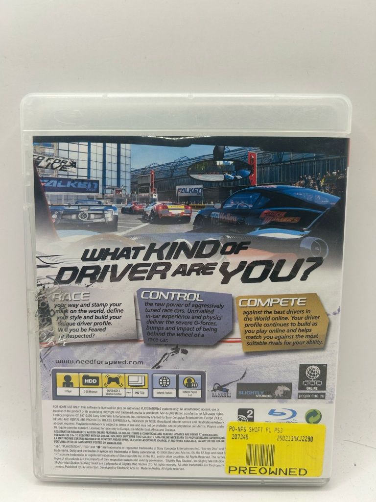 Nfs Shift 3xA Ps3 nr 9945