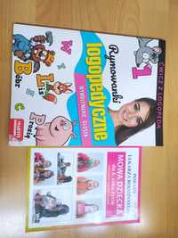 Zestaw książek logopedycznych Rymowanki logopedyczne Mowa dziecka do 6