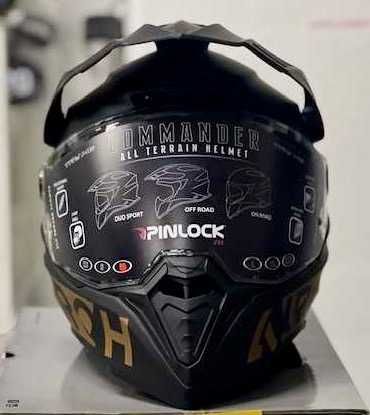 Capacete Airoh Commander Gold Matt NOVO (40% Desconto) Tam XS-S-L-XL