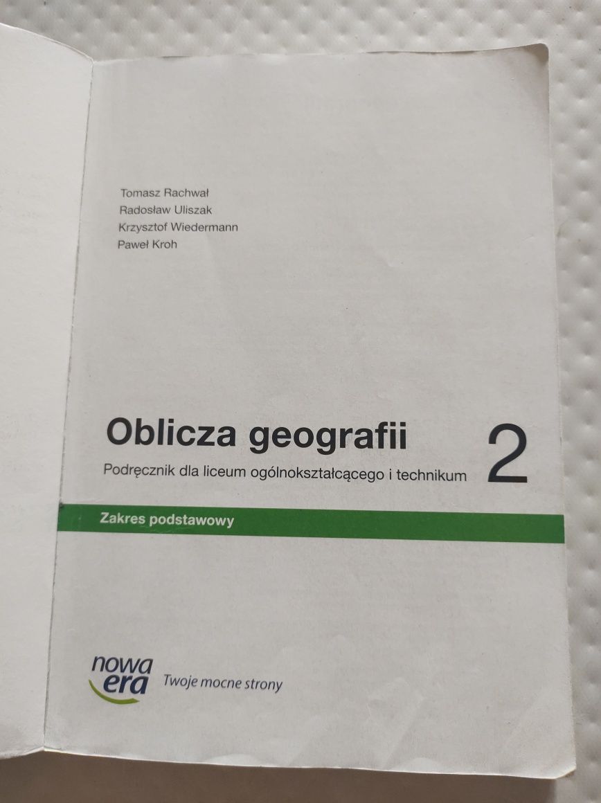 Oblicza geografii 2 zakres podstawowy