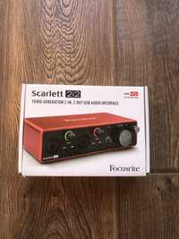 Scarlett 2i2 Focusrite 3е покоління