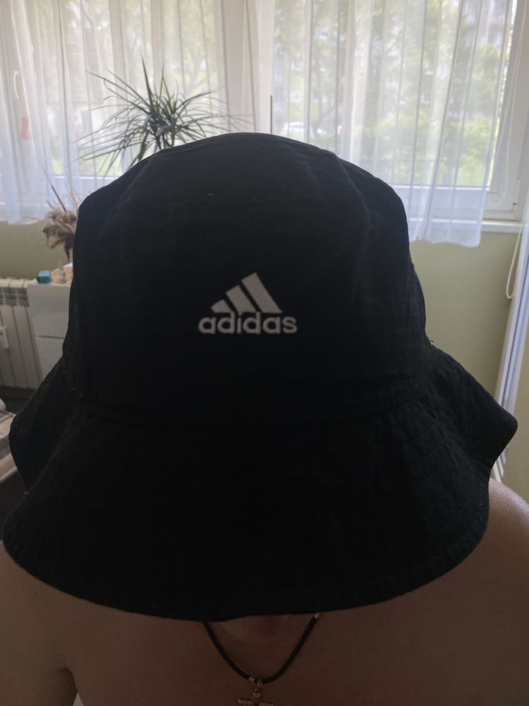 Adidas Large kapelusz meska z bawewna black washed bucket hat
