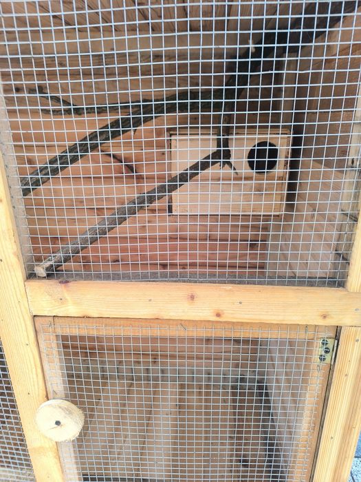 Nowa woliera drewniana dla papug z budką – transport cała Polska