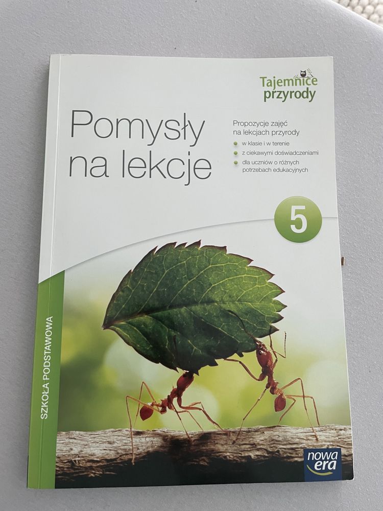 Pomysły na lekcje tajemnice przyrody klasa 5 nowa era