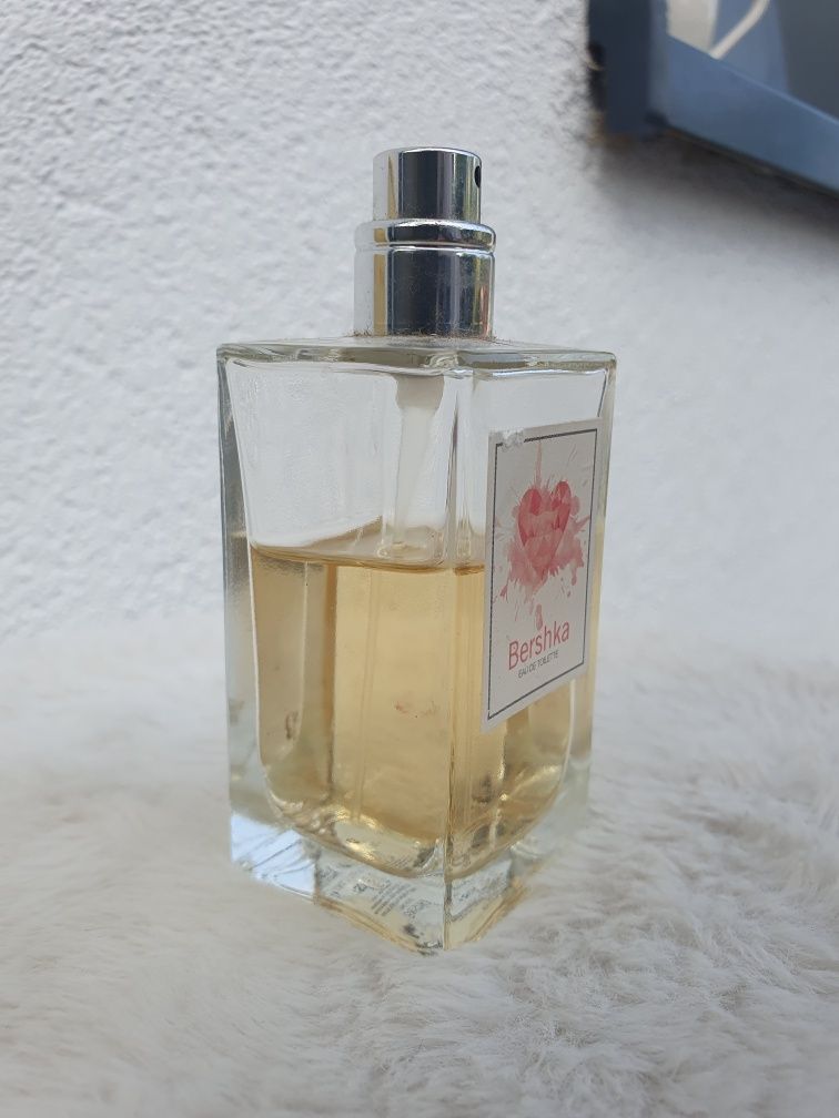 woda toaletowa Bershka Pink Heart vintage ubytkowe