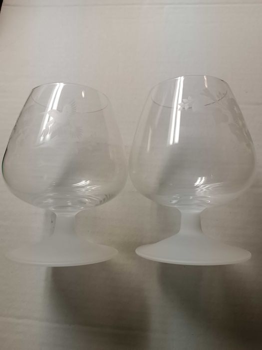 Copos Brandy em Cristal Coleção Colibri