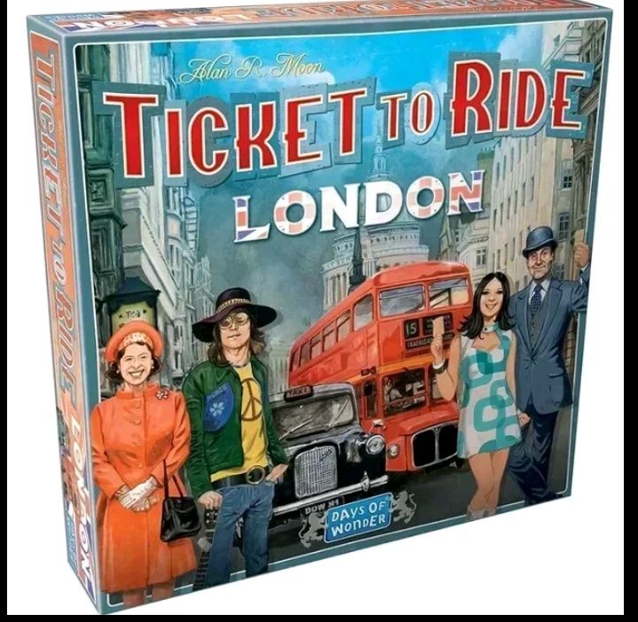 Гра настільна Білет на потяг Ticket to ride London/ New York/Amsterdam