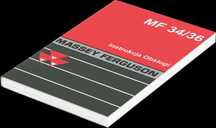 MF34 MF36 Massey Ferguson MF 34; 36 Instrukcja obsługi DV1