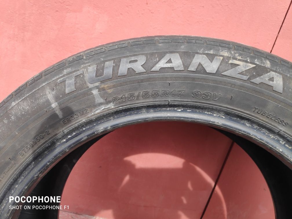 Резина 215 55 R 17 Bridgestone