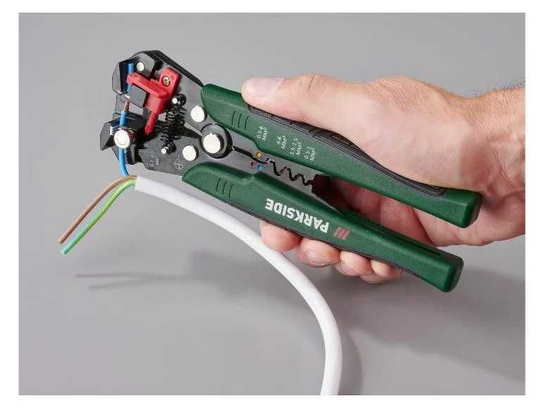 Кліщі для обтиску Parkside PCZS 231 C2 / Стрипер для електрика