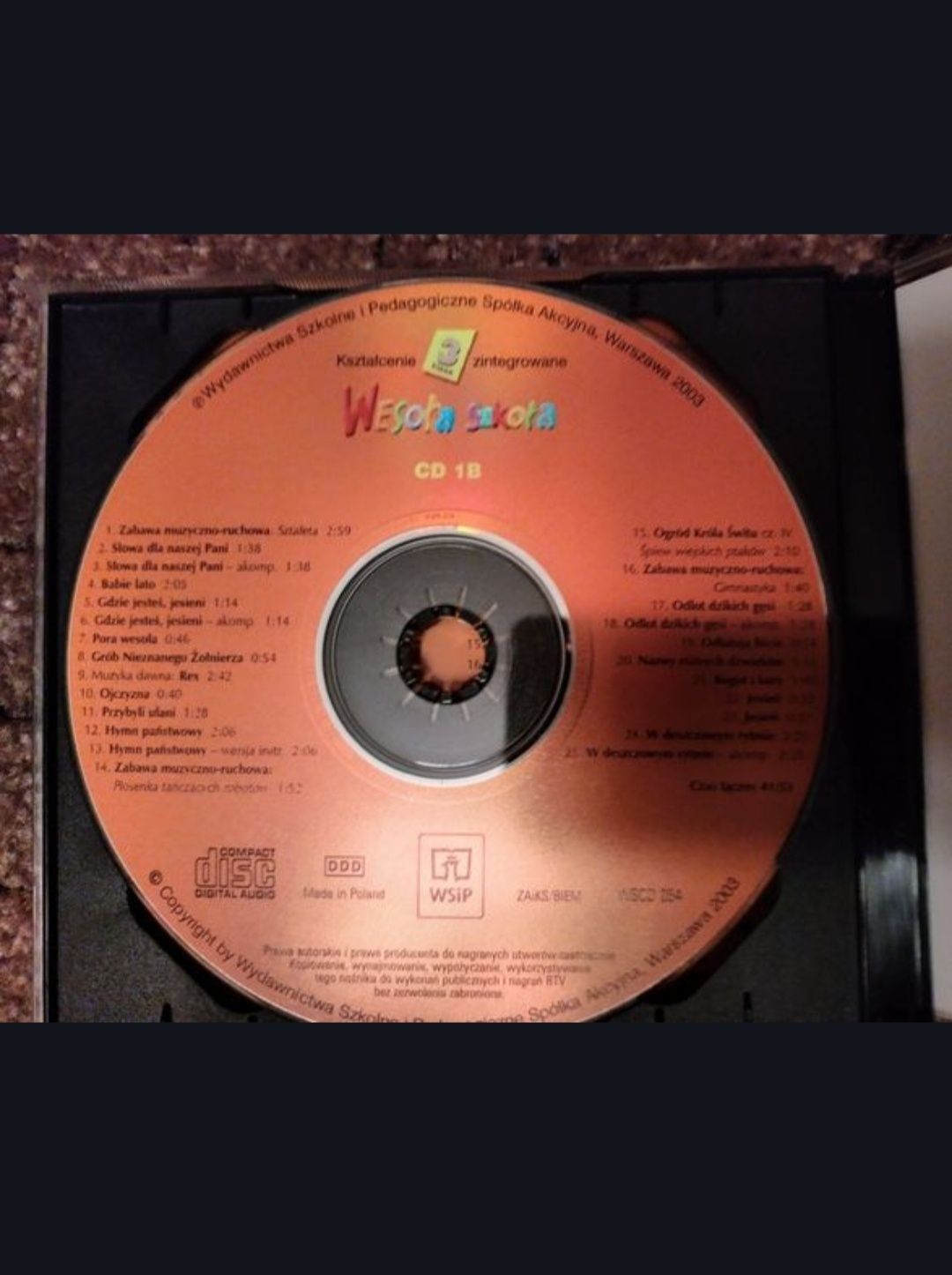 Wesoła szkoła klasa 3 - Płyta 1 - zestaw 2szt płyt CD