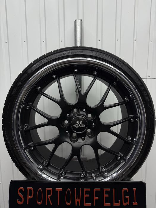 Alufelgi KOMPLET 19 cali AVERSUS 5x112 Audi A4 VW Golf Seat Mercedes