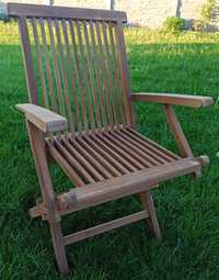 Krzesło drewniane ogrodowe