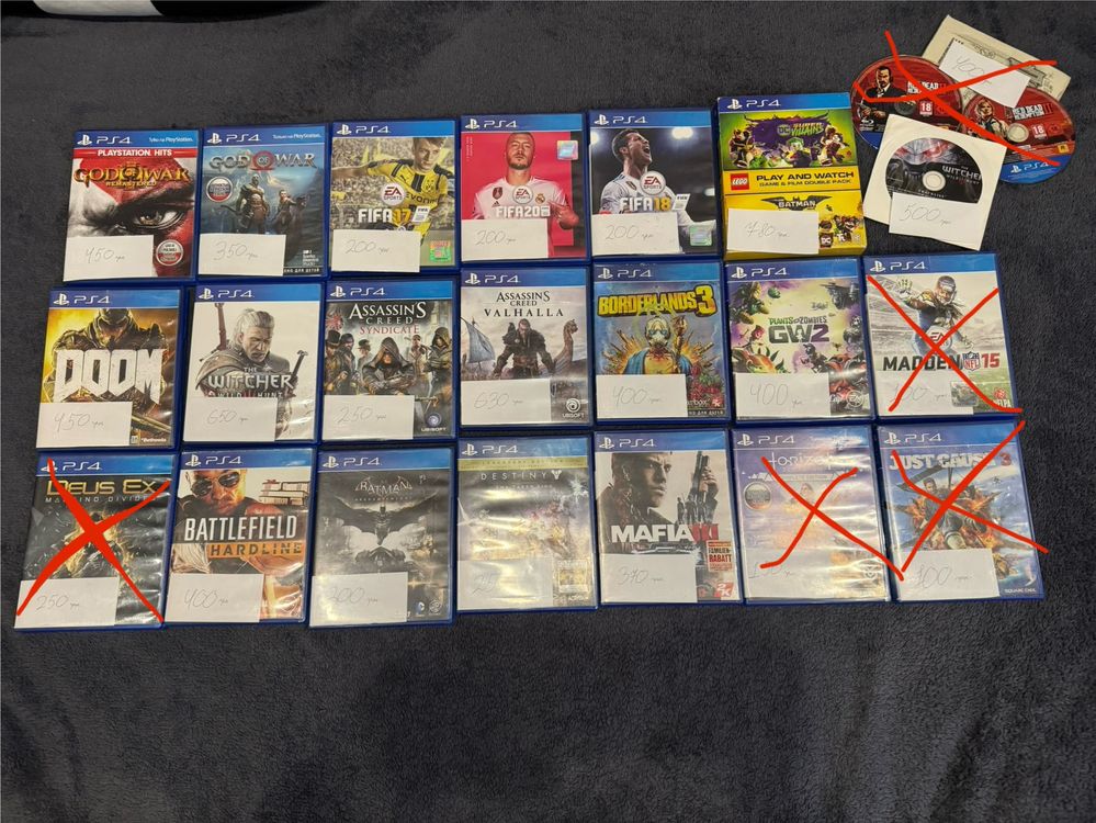 Продам диски ps 4 ДИВИТИСЯ ОПИСАННЯ