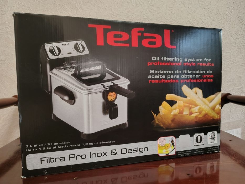 Продам фритюрницу Tefal Filtra Pro FR511170
Куплена год назад в Фокстр