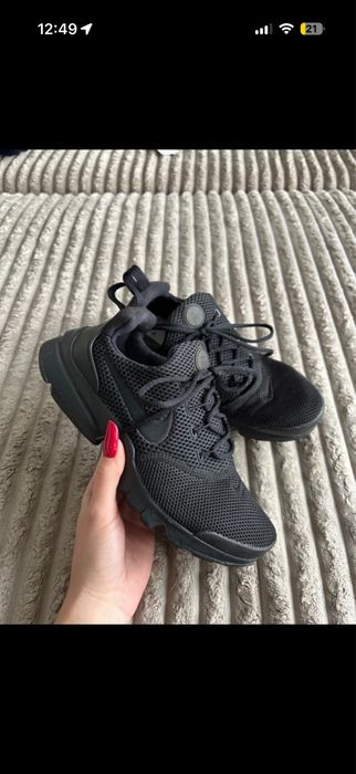 Czarne nike sportowe 36