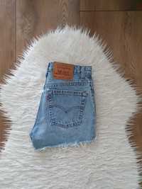 Spodenki jeansowe wysoki stan vintage Levi's 550