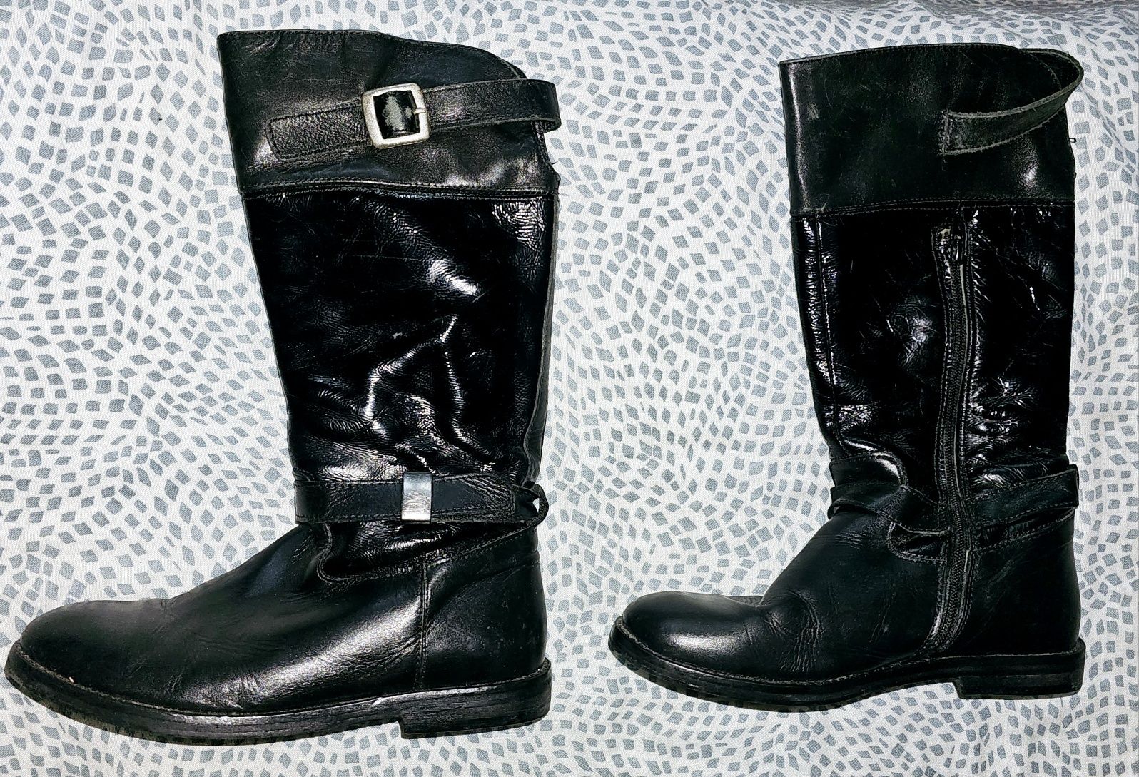 Botas em pele/couro genuino homem e mulher 35/36/39/44