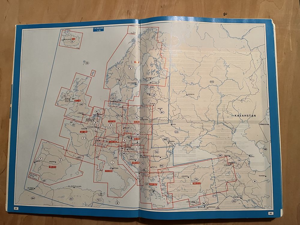 Atlas samochodowy Shell 95/96 Polski i Europy