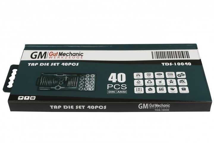 Набір мітчиків і плашок Gut Mechanic 40шт Tds10040