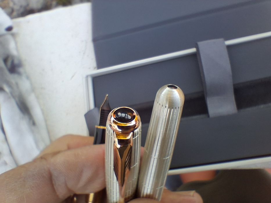 Caneta Parker Sonnet em prata