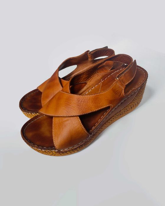 М'які шкіряні дуже зручна колодка босоніжки MARIPOSA устілка 24,5 см