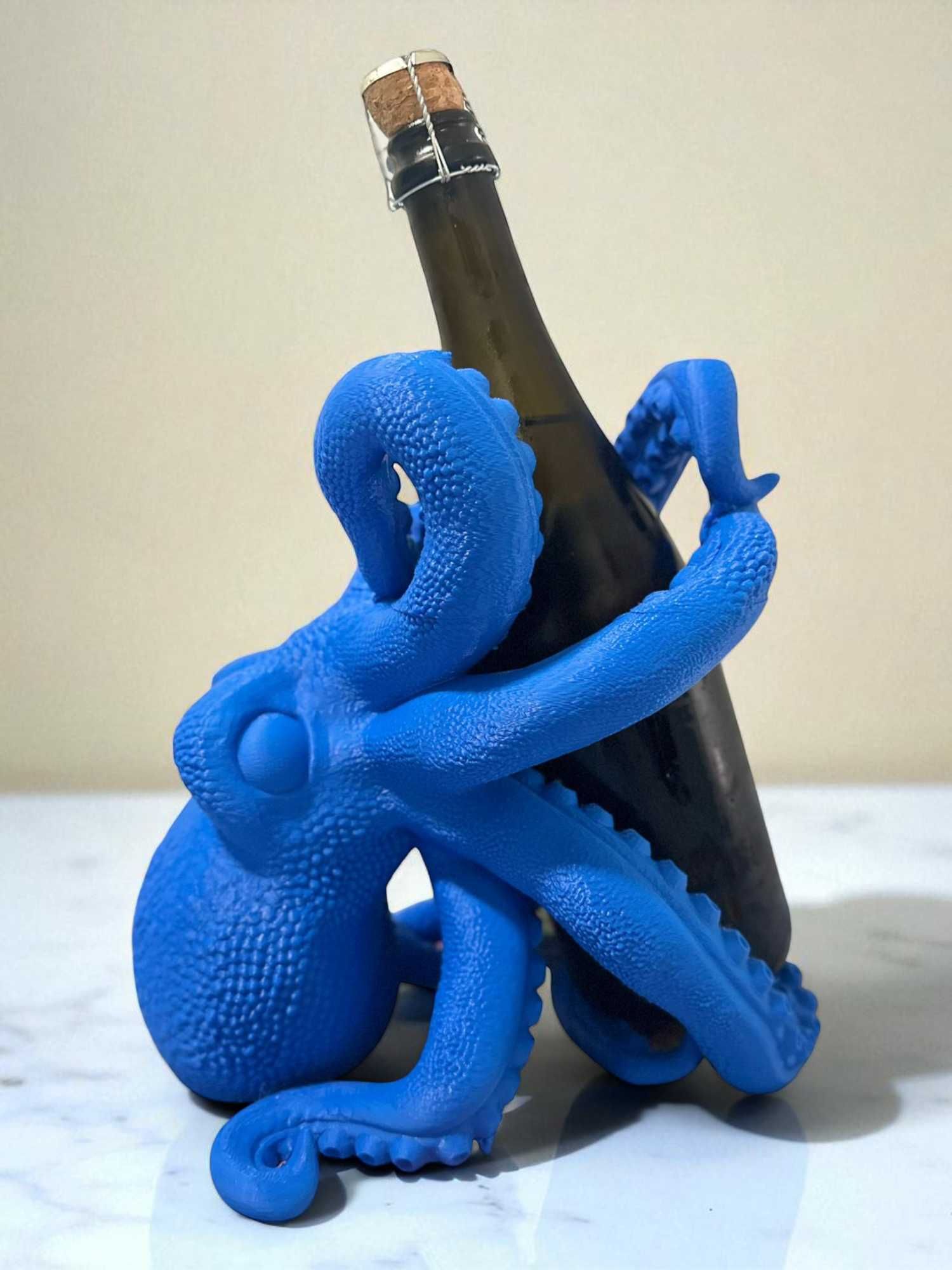 Porta-vinhos de polvo