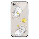 Kot astronauta Etui Futerał Case szklane Samsung Galaxy A 52s