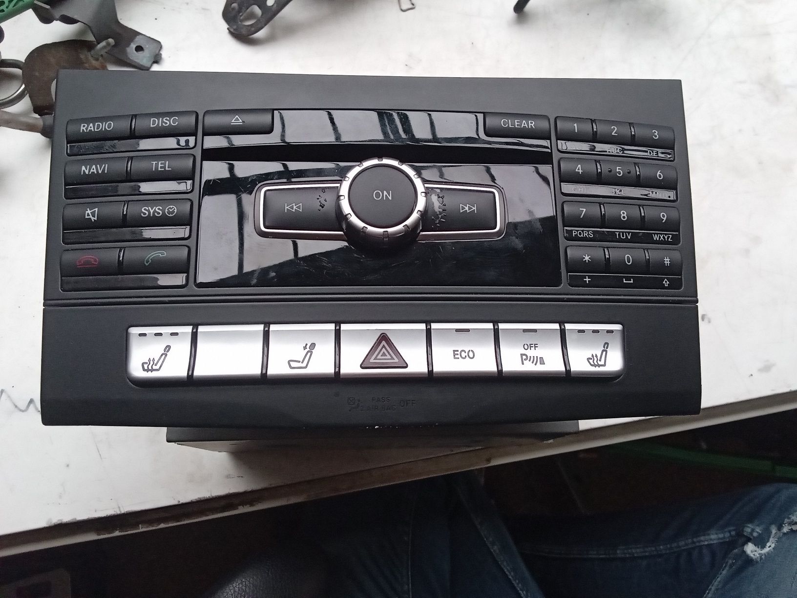 Radio nawigacja Mercedes W212