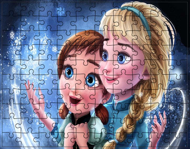 Puzzle Kraina Lodu PRODUCENT