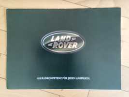 Prospekt broszura Land Rover