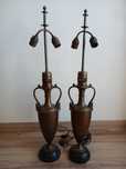 Par candeeiros art deco