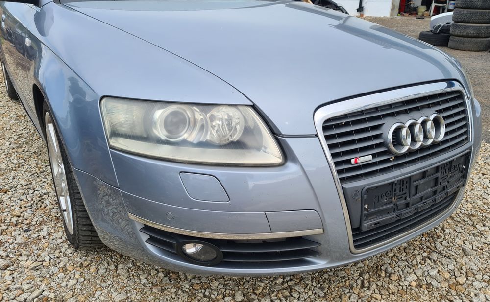Kompletny ZDERZAK Xenon ksenon +grill Audi A6 C6 LY7J 2005rok