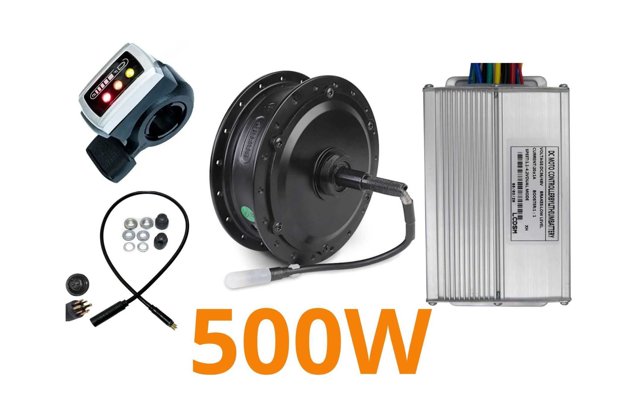 ТОП Електронабір на тріскачку BAFANG 48V 500W, електровел електроровер