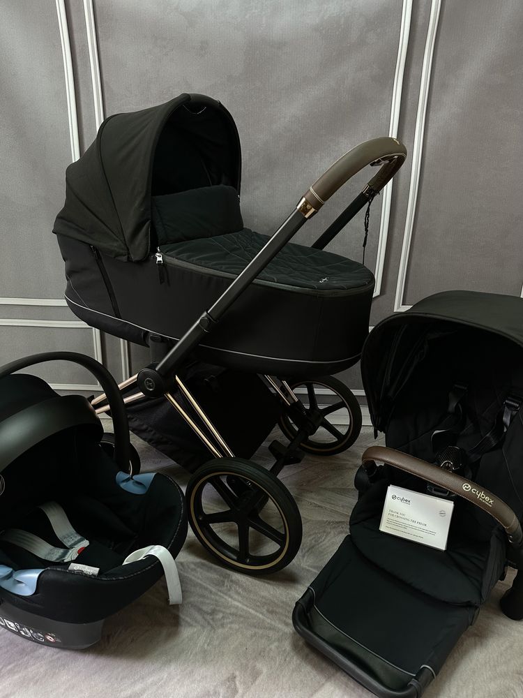 Коляска 3в1 Cybex Priam 3.0 rose gold