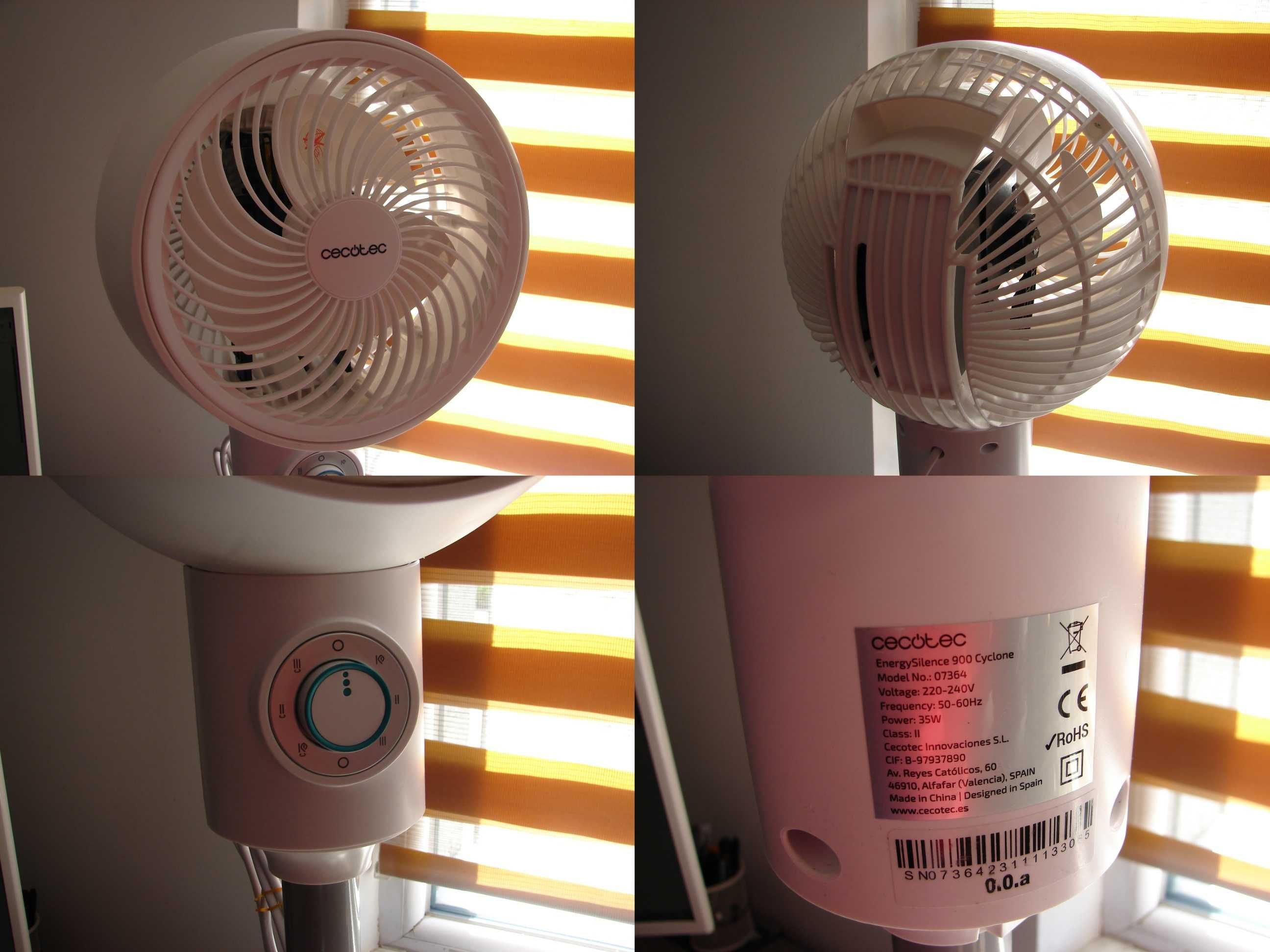 Cecotec EnergySilence - wentylator podłogowy 35W DUŻY / oscylacja